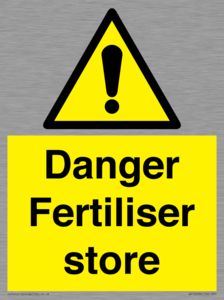 Danger Fertiliser store